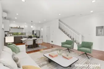 Lots of natural light throughout the home.