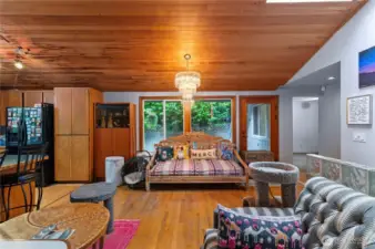 Kitchen and living space