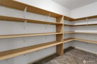 Oversized walk in pantry