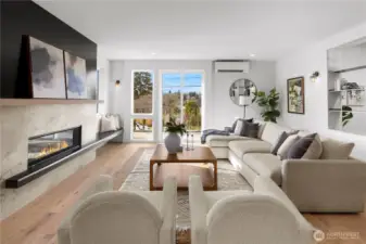 Large main living area with territorial views.