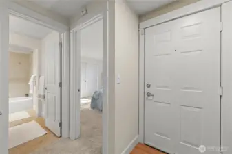 Tons of storage throughout including linen closet and pantry