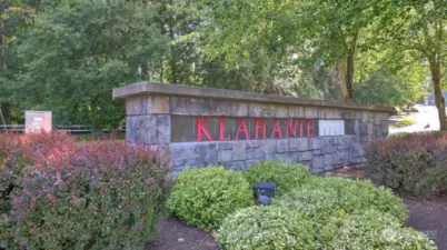 The Main Entrance into Klahanie