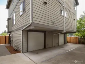 Semi covered parking space in front. Photo shows Unit B (MLS 2276317) with reversed identical floor plan.