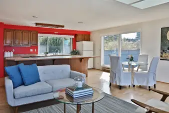 Even the kitchen has fabulous views.