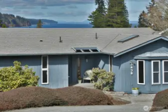 Main floor living includes 2 bedrooms with views.