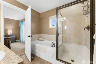 En suite bathroom