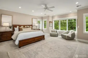 Grand Upper Level Primary Suite (First of 2 Primary Suites)