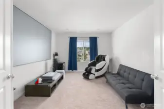 French doors open to upstairs bonus room