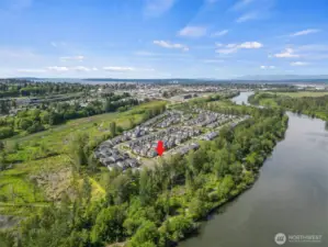 Located on the shores of the Snohomish River in Everett. There are hundreds of acres of lush preserved woodlands and wetland. Community trails connect to the scenic Lowell Riverfront Trail.
