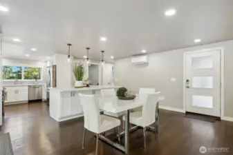 Ultra quiet and efficient remote control Mini splits cool and heat the home with ease and simplicity...