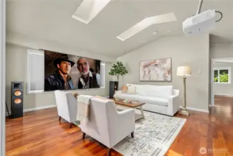 Kick back and enjoy classics like Indiana Jones in your own home theater!