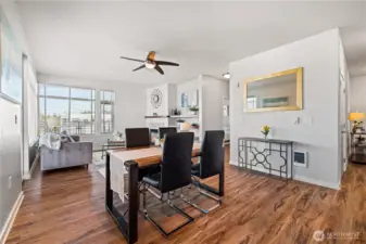 Beautiful luxury vinyl flooring.