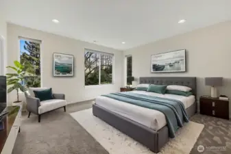 Primary Ensuite -Virtually Staged