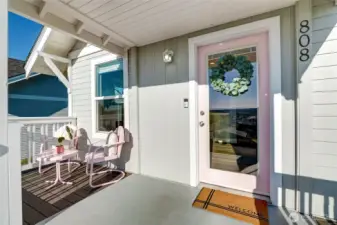 Front porch entry