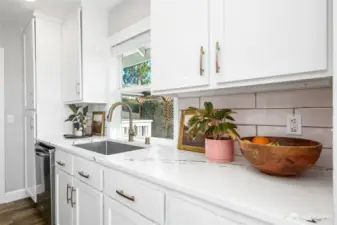 Luxury finishes in kitchen