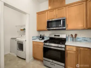 Utility room next to the kitchen