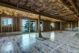 Daylight basement with incredible views & oversized slider that leads out to the large, level backyard is all ready for the new owners to finish out to their lifestyle.