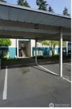 Your own designated, covered parking spot directly in front of the entrance to the unit