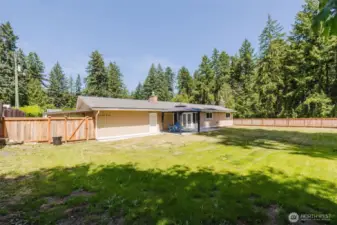 Fully Fenced Backyard!
