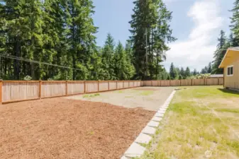 New Fencing and retaining wall