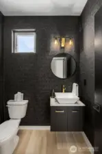 Main floor powder room