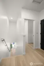 3rd floor landing includes central, Nest AC unit and laundry room
