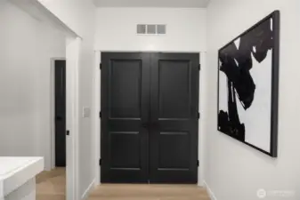 3rd floor landing includes central, Nest AC unit and laundry room
