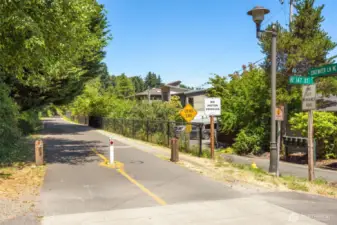 .3 Miles from Burke-Gilman trail, ideal for running, biking, and enjoying the north end of Lake Washington.