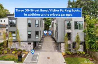 3 guest parking spots available.