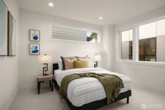 3rd level Fourth Bedroom.