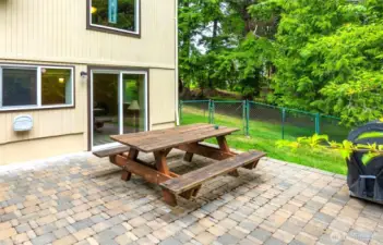 access to patio off game room