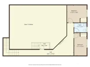 View Of Garage And Lower Floor Plan