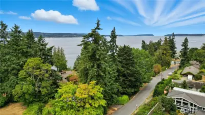 Views approximately 30 feet from highest point on the lot.