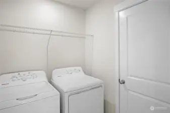 Laundry Rooms includes washer dryer