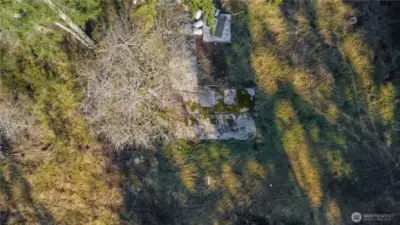 An overhead view
