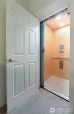 View Of Private Elevator Entrance