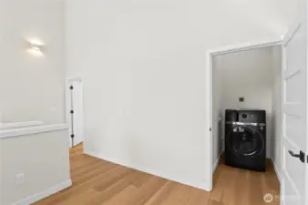 Energy efficient All-In-One Washer/Dryer. Put your clothes in the washer, head out for the day, come home and they will be dry. Laundry made easy.