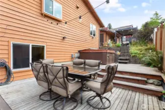Plenty of room for entertaining and enjoying those epic Bellingham sunsets.