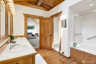Another view of the primary bathroom