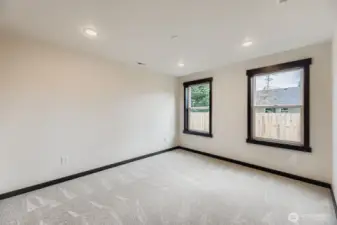 Spacious main-floor primary suite
