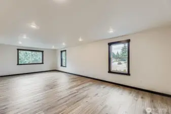 Generous upstairs loft with abundant natural light