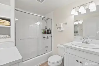 Full bath on main floor