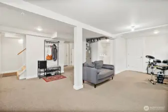 Big finished basement.