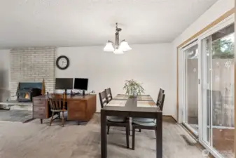 Dining room view from kitchen
