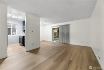 Updated & open living space in this move-in ready Kirkland condo features all new LVP flooring, light fixtures, paint, & trim