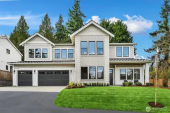MN Custom Homes presents a modern craftsman design located in the heart of Enatai