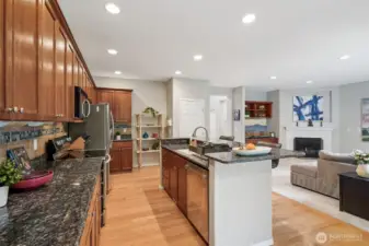 Bosch and LG stainless steel appliances in kitchen.