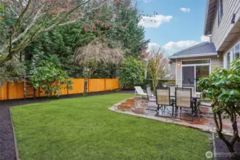 New fence installed Jan. 2026, and sprinkler system in both front & backyards.