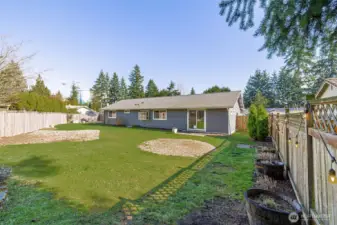 A generous lot that gives you extra breathing room.