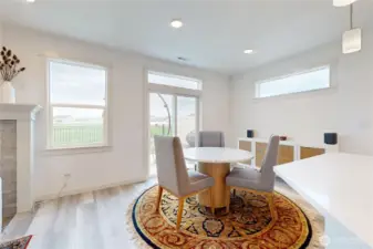 dining room-slider to backyard